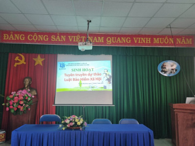 Công đoàn cơ sở trường Mầm Non Chánh Phú Hòa tuyên truyền dự thảo Luật Bảo Hiểm Xã Hội đến tất cả Công đoàn viên nhà trường