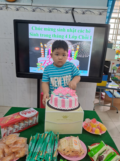 Trường mầm non Chánh Phú Hòa Chúc mừng sinh nhật các con tháng 04
