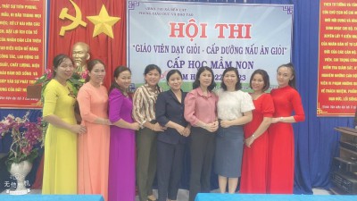 HỘI THI GIÁO VIÊN DẠY GIỎI-CẤP DƯỠNG NẤU ĂN GIỎI CẤP THỊ XÃ NĂM HỌC: 2022-2023